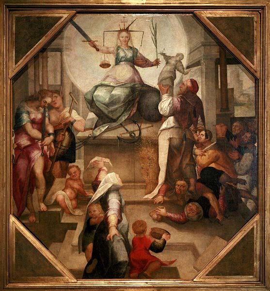 Alegory of Justice, Sienese school